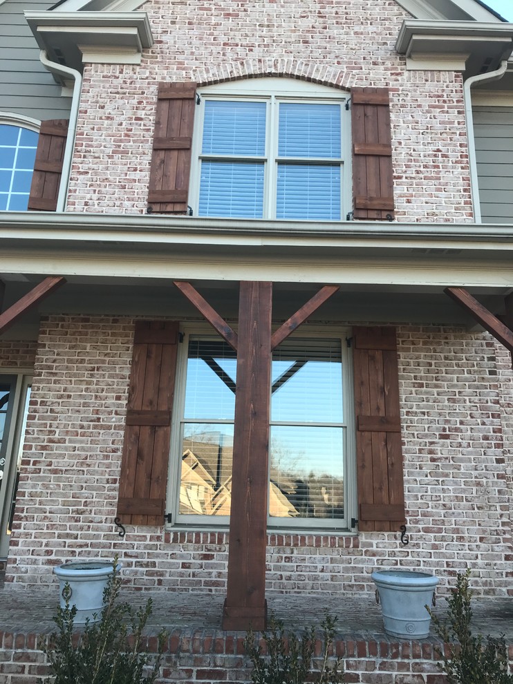 Three Chimneys Farm 3 Craftsman Exterior Atlanta by The Real Cedar Shutter Company Houzz
