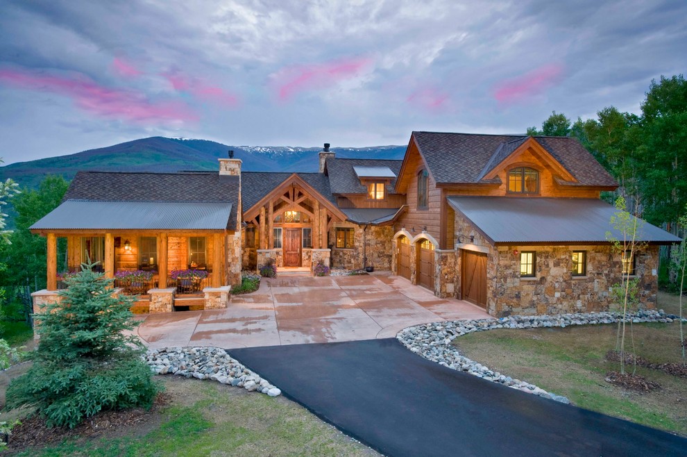 Traditional house exterior in Denver.