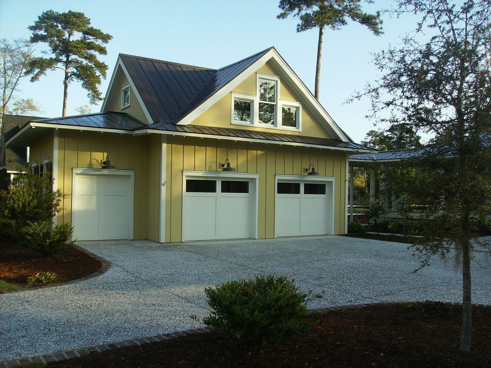 Tideland Haven Transitional Exterior Atlanta by The Marler