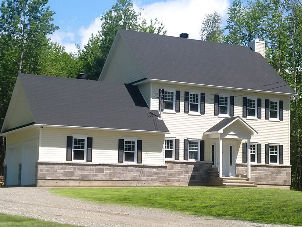 Timberlake Ivory Vinyl Siding Traditional Exterior Other by