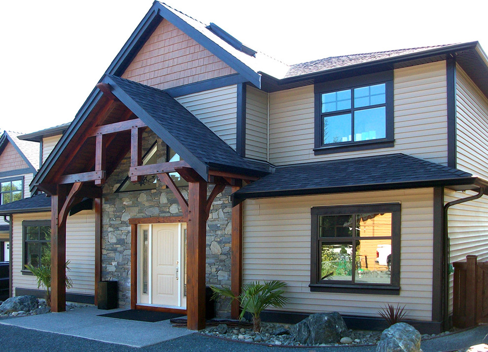 Timberlake Khaki Vinyl Siding Traditional Exterior