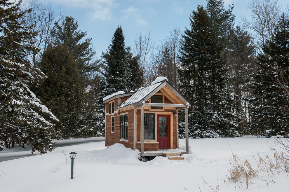 Свежая идея для дизайна: мини дом в стиле рустика - отличное фото интерьера