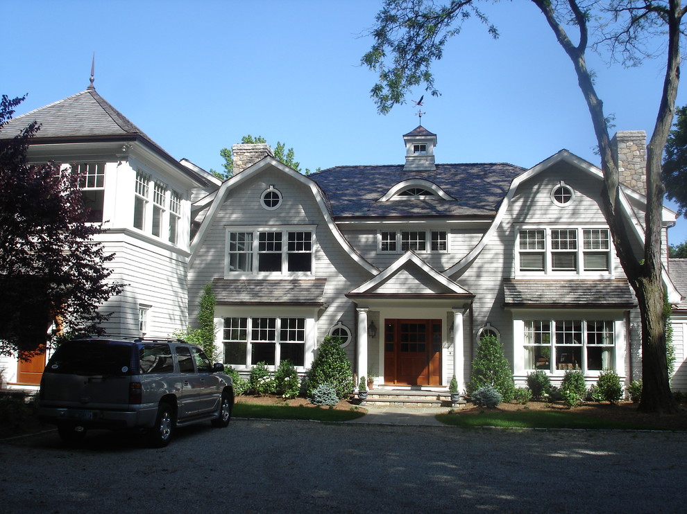Nautical house exterior in New York.