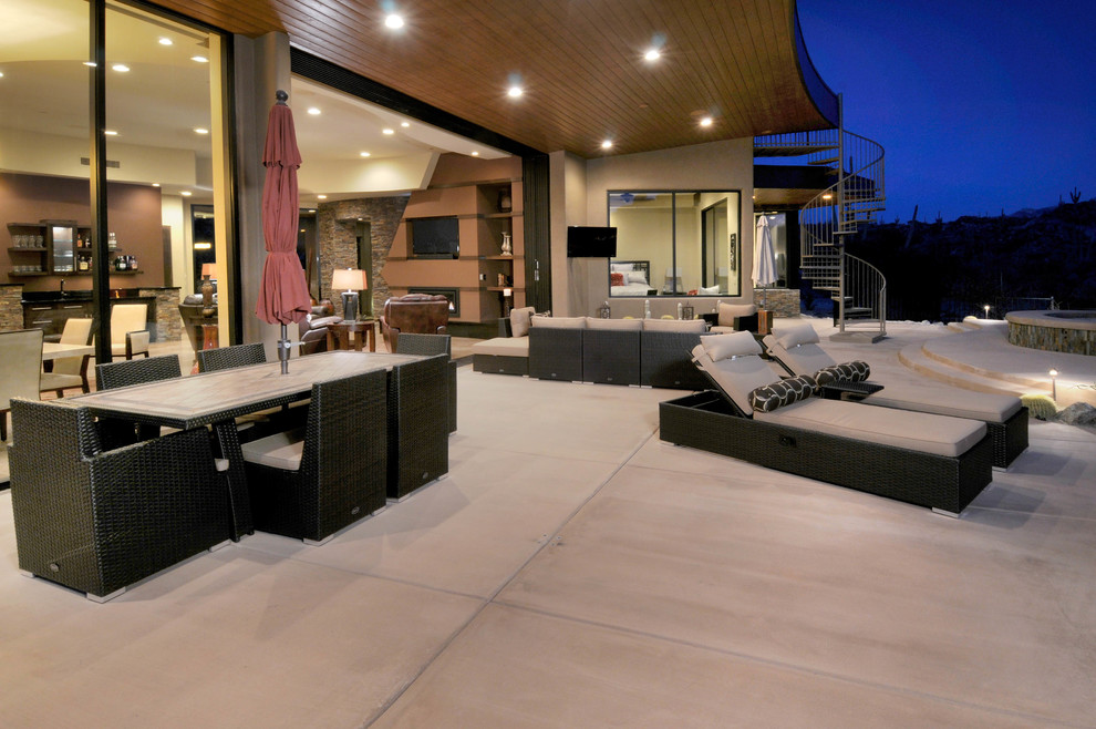 Tortolita Mountain Circle (1642) Contemporary Exterior Phoenix