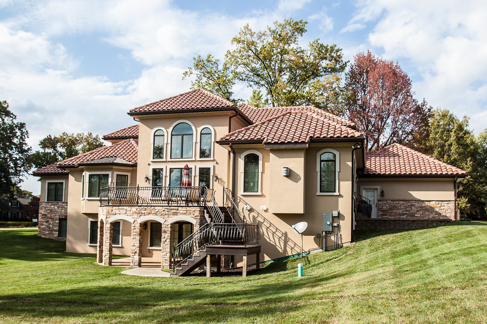 Town & Country Missouri Luxury Home Mediterranean Exterior St