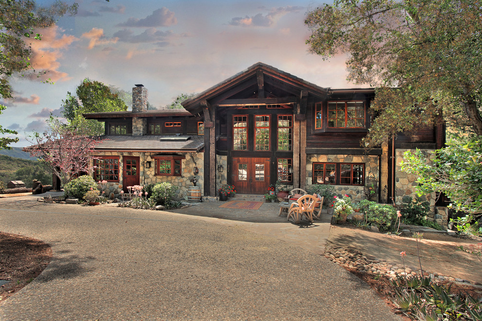 Trabuco Canyon Happy Trails Rustic Exterior Orange County by