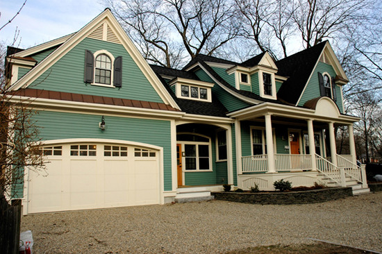 This is an example of a classic house exterior in Boston.