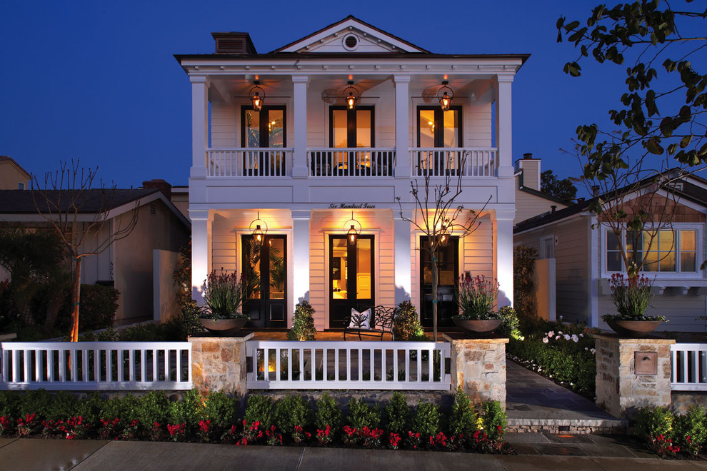 Example of a classic exterior home design in Orange County