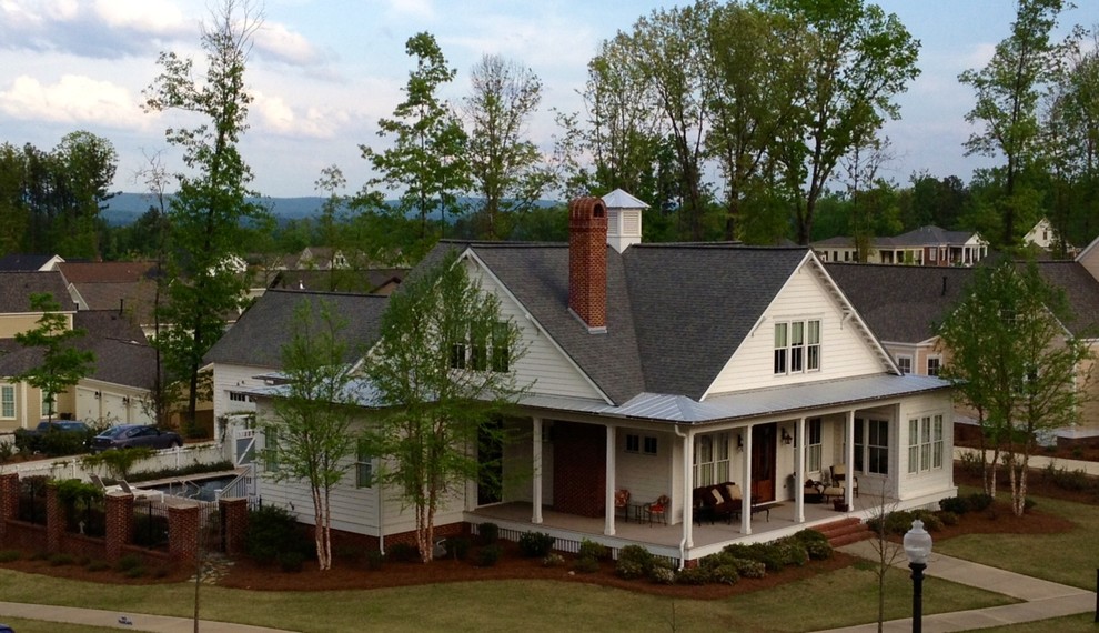 Inspiration for a country exterior home remodel in Birmingham