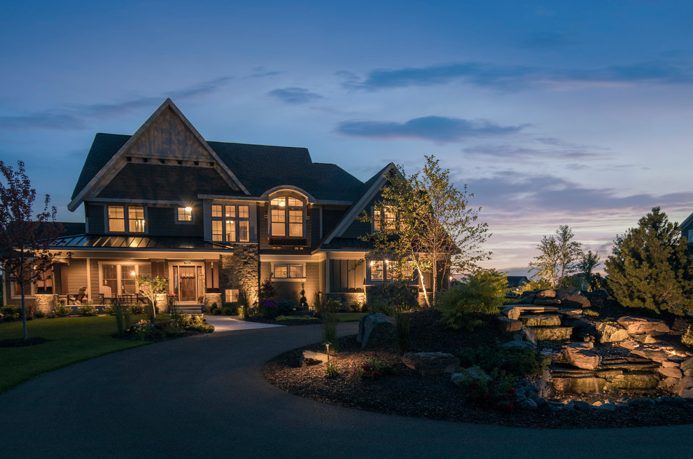 Traditional with Modern Flair - Transitional - Exterior - Minneapolis ...