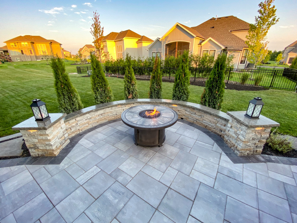 Triple P Project Pavers, Pergola, and Fire Pit! Contemporary Patio