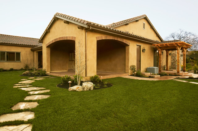 Tuscan Single Story - Mediterranean - House Exterior - San Francisco