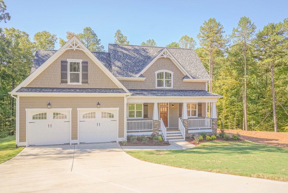 Tuxford Craftsman Exterior Raleigh by Davenport and Anderson Homes Houzz
