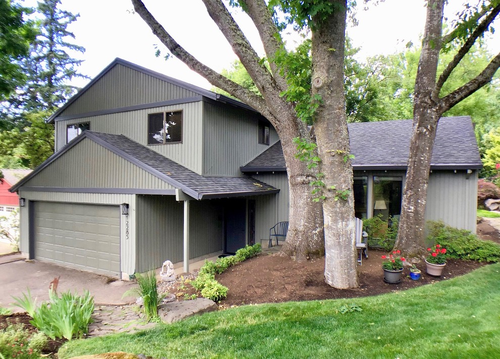 Twilight Desert Exterior Paint Midcentury Exterior Portland by CK Hoffman Design Houzz