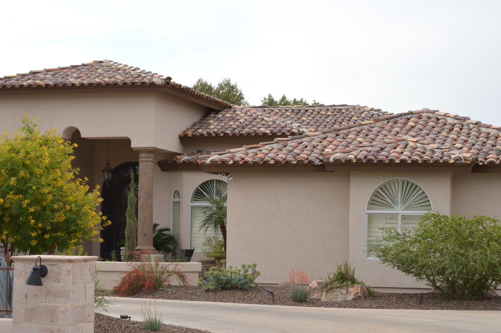 Two Piece tile roof Glendale, AZ Mediterranean Exterior Phoenix