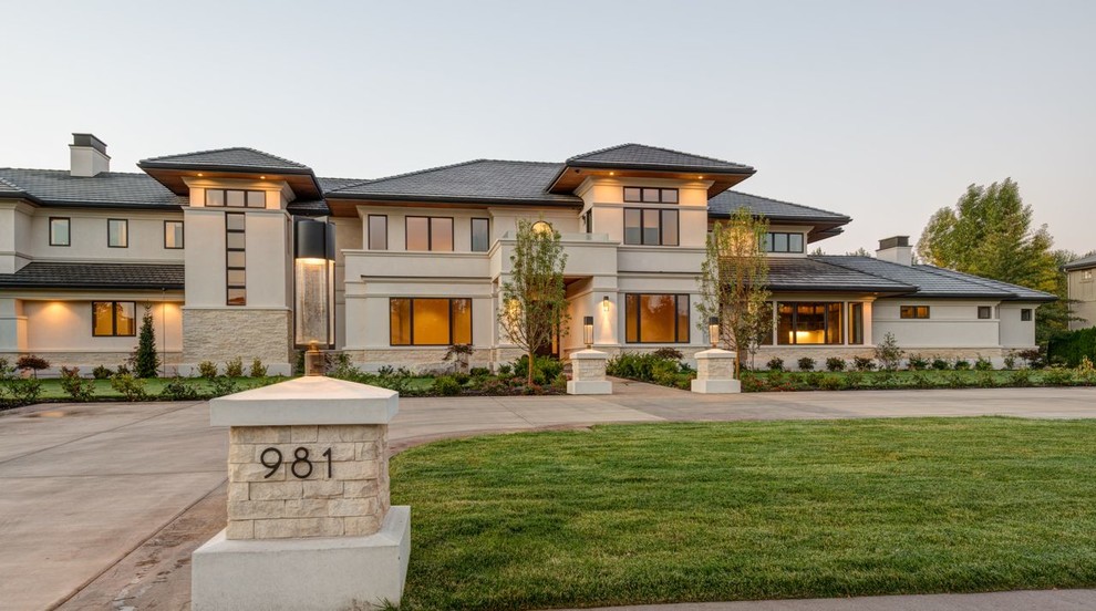 This is an example of a contemporary house exterior in Boise.