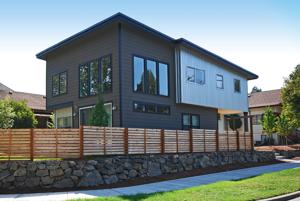 Ultra Sleek in Madison Valley (Custom Home) Seattle, WA Modern Exterior Seattle by
