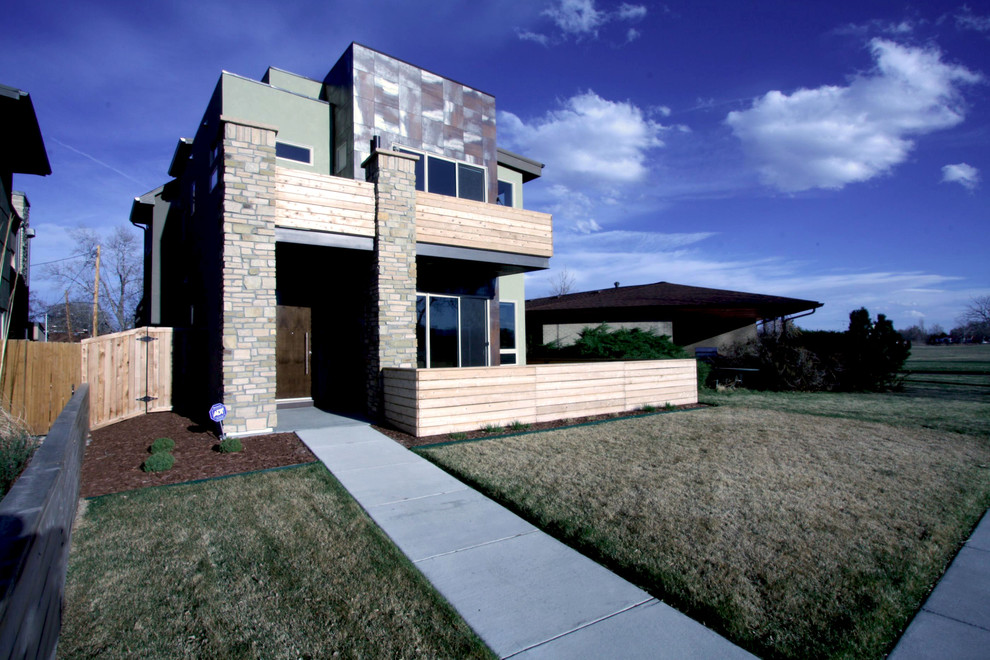 Trendy exterior home photo in Denver