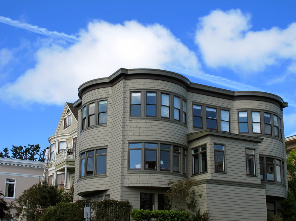 Photo of a classic house exterior in San Francisco.