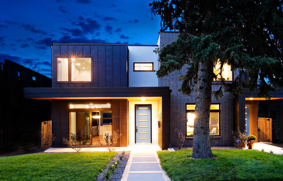 Urban Infill Duplexes Modern Exterior Denver by Koebel Urban