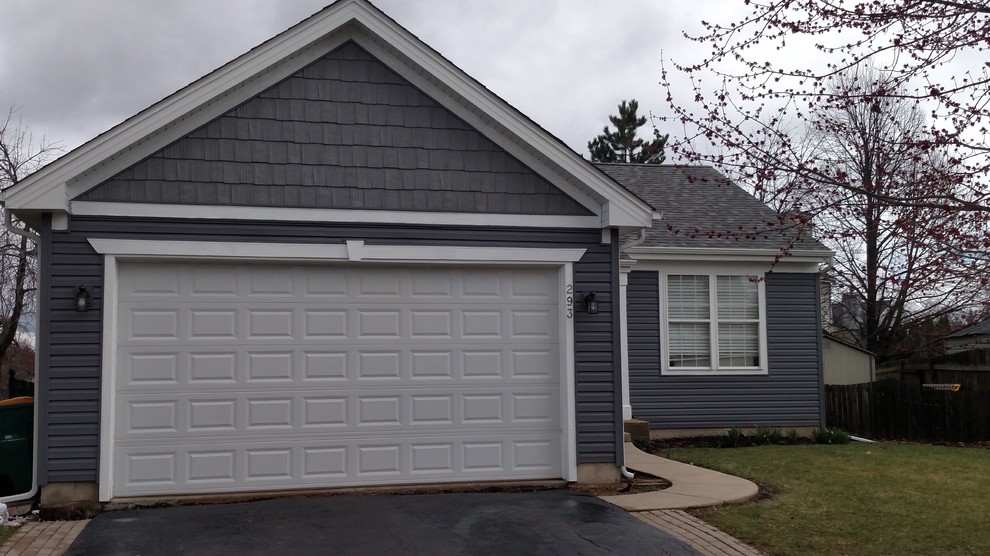 Variform Vortex siding and shake Traditional Exterior Chicago by Green Renovations LLC