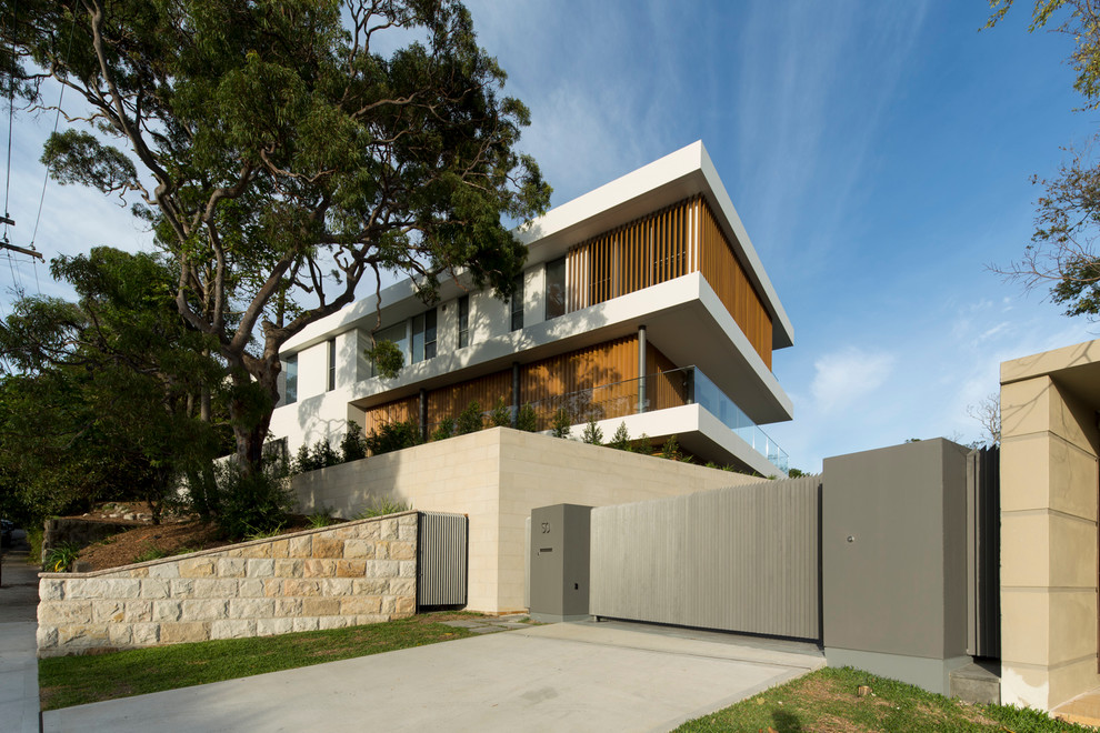 Photo of a modern house exterior in Sydney.