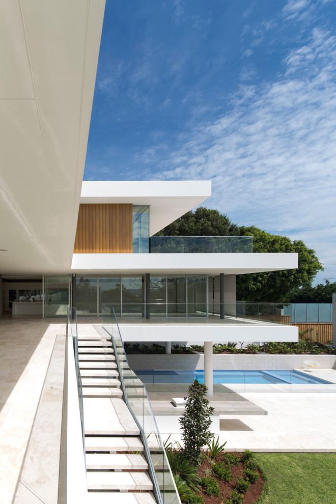 This is an example of a modern house exterior in Sydney.