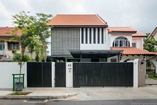 Vent Block House Contemporary Exterior Singapore By Freight Architects Houzz