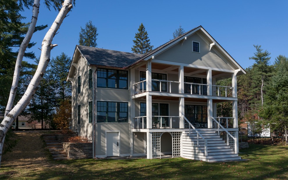 Vermont Lake House Renovation Traditional Exterior Burlington