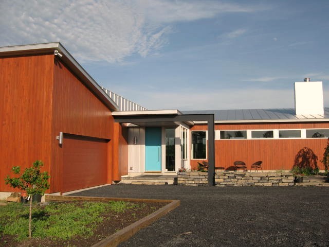Example of a trendy exterior home design in Philadelphia