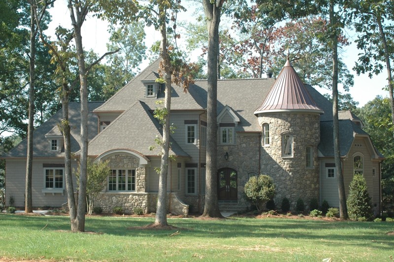 Bohemian house exterior in Charlotte.