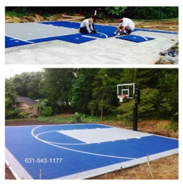Versa Basketball Court Built In Setauket Long Island By Gappsi
