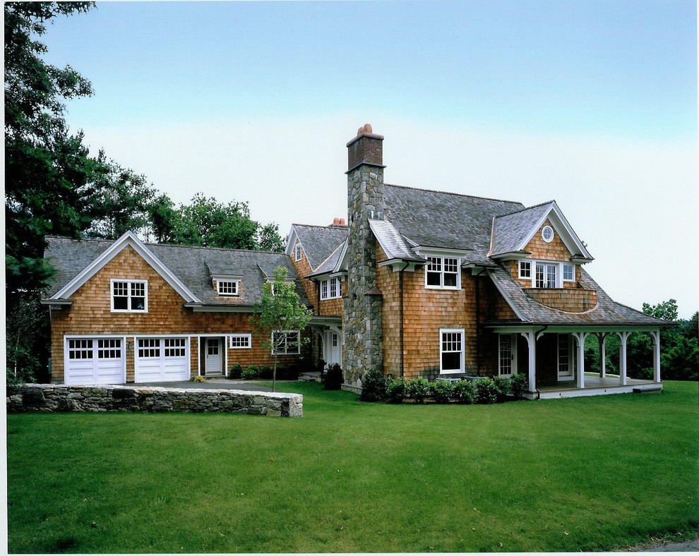 Traditional exterior home idea in New York
