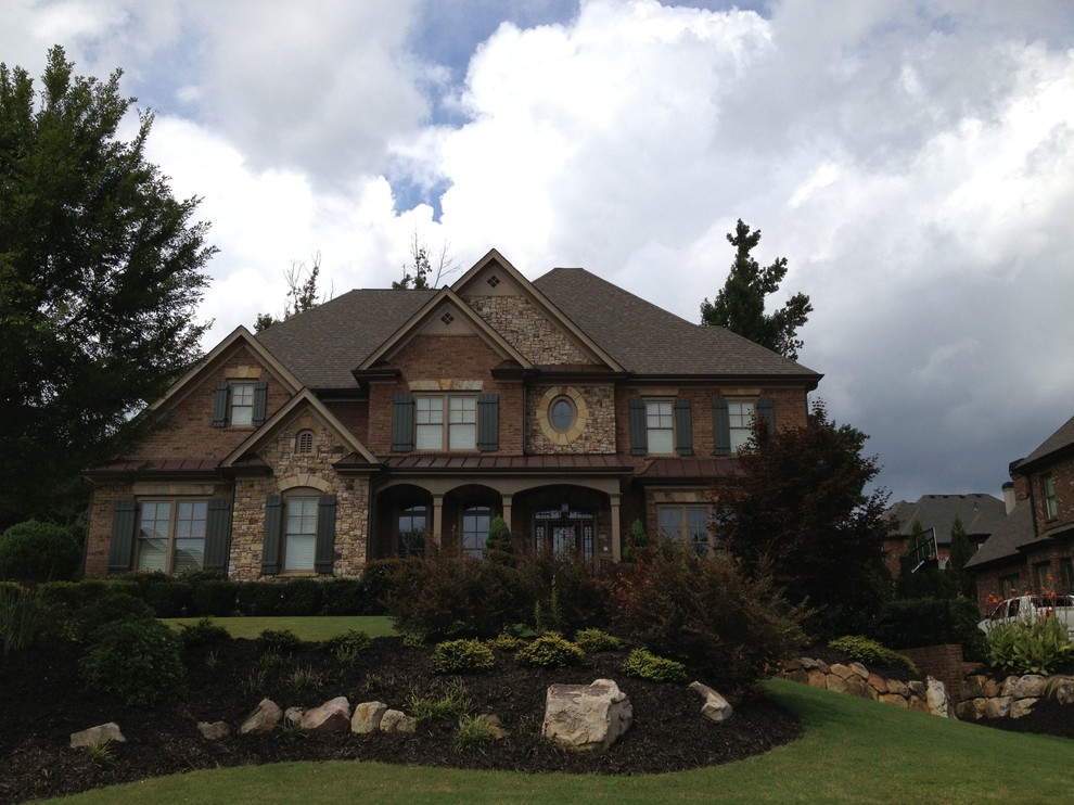 Vickery Springs Traditional Exterior Atlanta by Patrick J