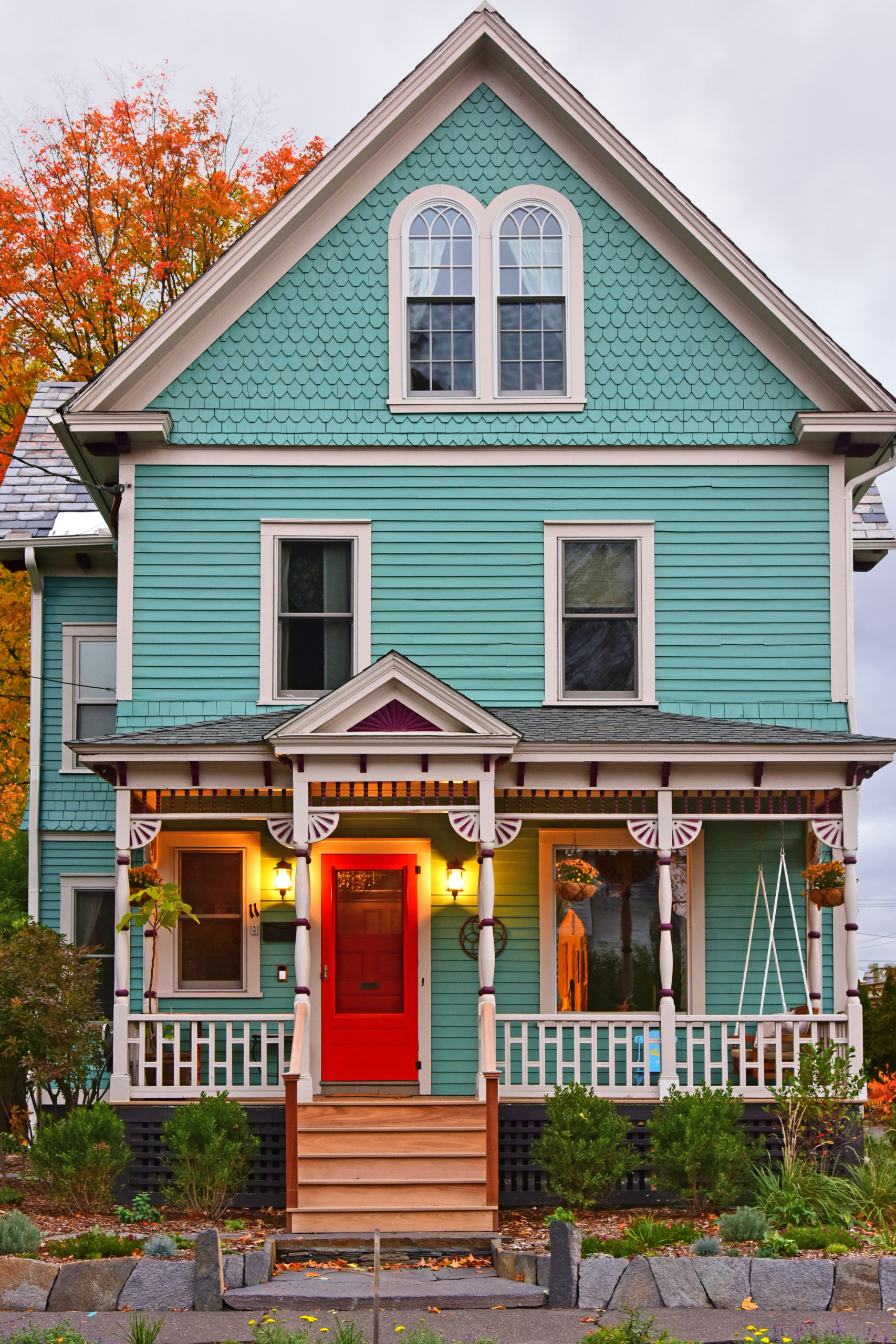 75 Victorian Blue Exterior Home Ideas You'll Love - March, 2024