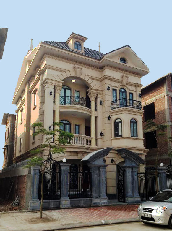 Vietnam Luxury Classical Townhouse Condominium - Traditional - Exterior