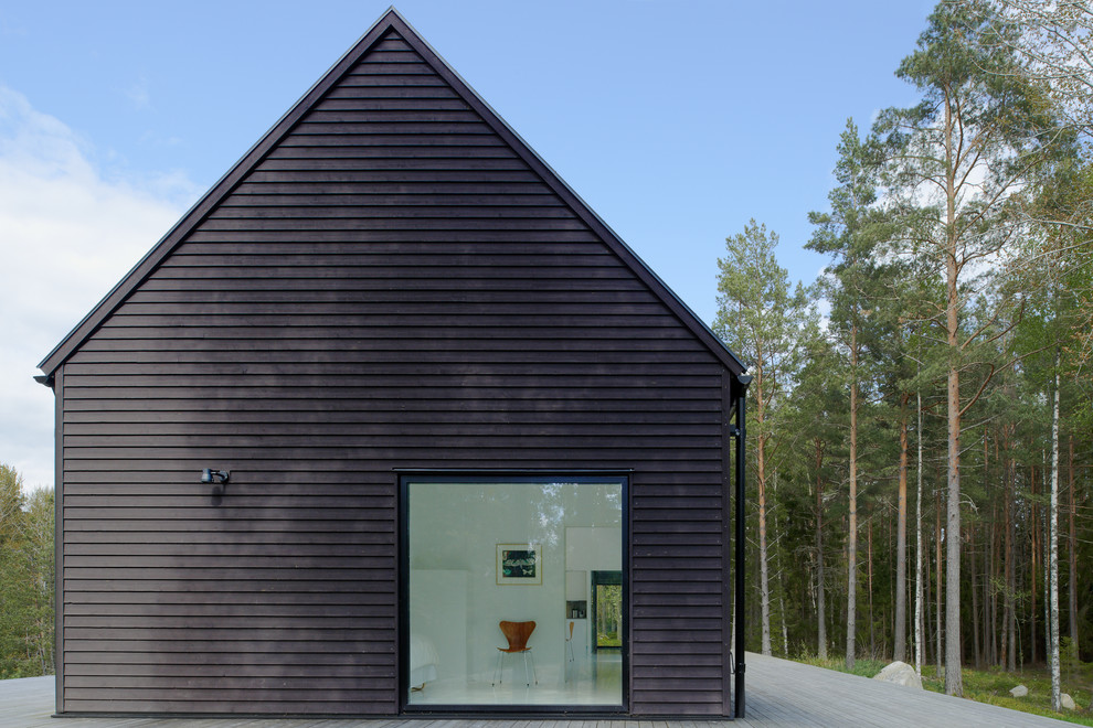 Inspiration for a contemporary exterior home remodel in Stockholm