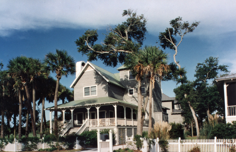 Bild på ett vintage hus