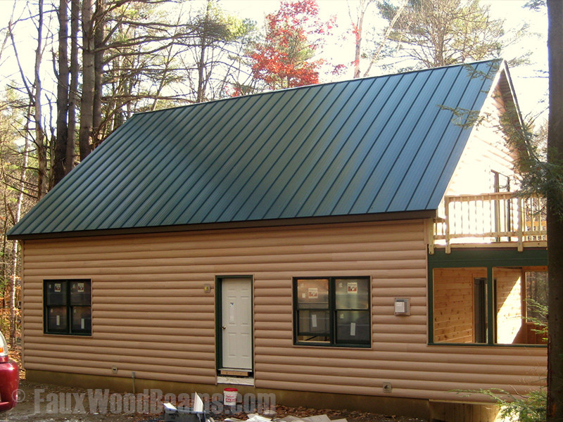 Fake Log Cabin Siding / Vinyl Log Siding From Lowes A