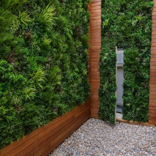VistaFolia Green Walls at The Hilton Contemporary Exterior