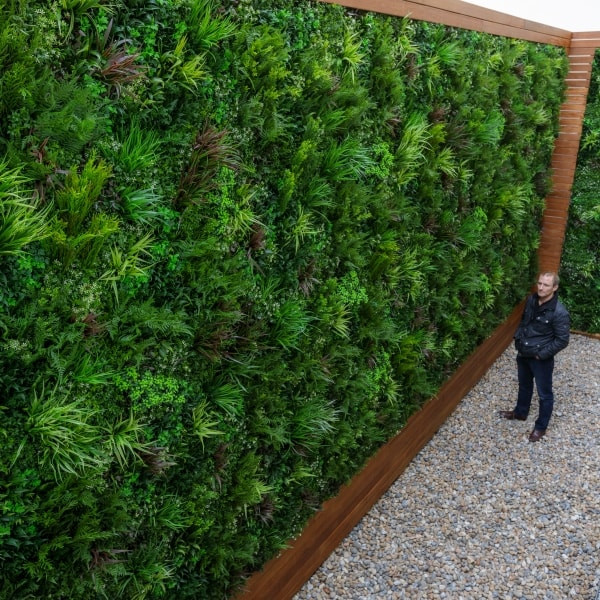 VistaFolia Green Walls at The Hilton Contemporáneo Jardín Seattle