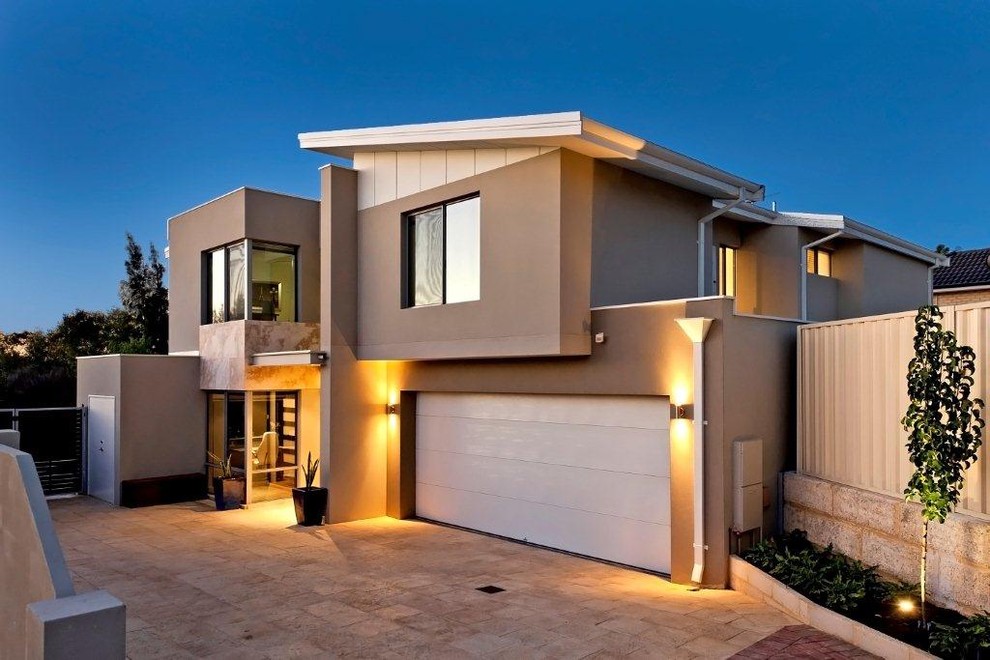Example of a trendy exterior home design in Perth