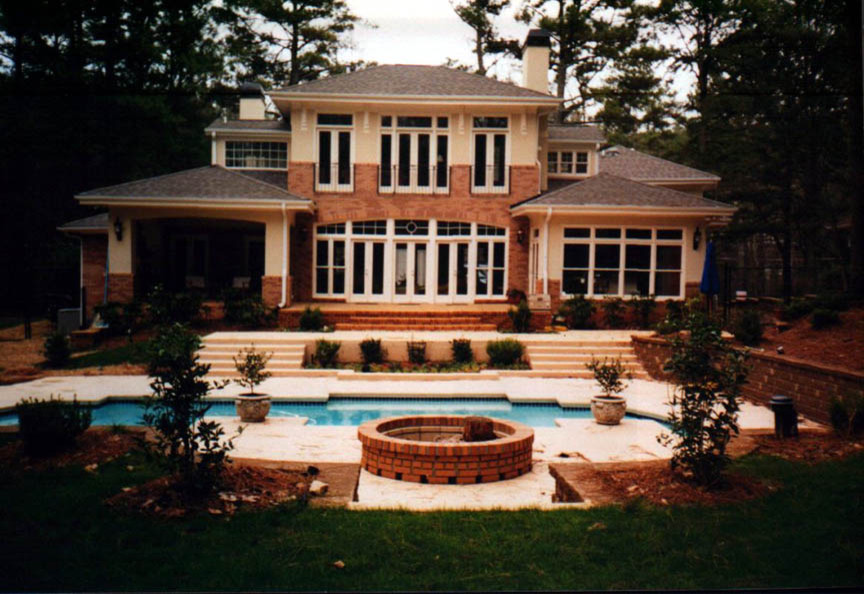 Photo of a mediterranean house exterior in Atlanta.