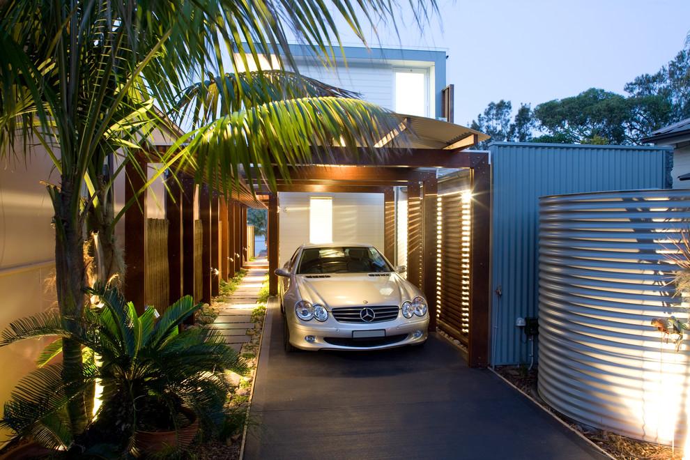 Inspiration for a small contemporary garage in Central Coast.