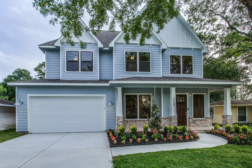 Wakefield Craftsman Exterior Houston by Jamestown Estate Homes