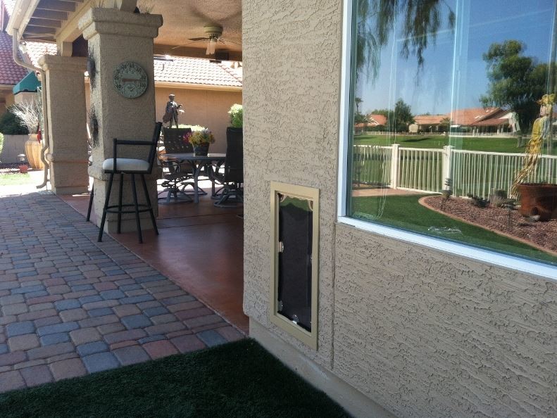 Wall Doors Traditional Exterior Phoenix by JGM Pet Doors Houzz