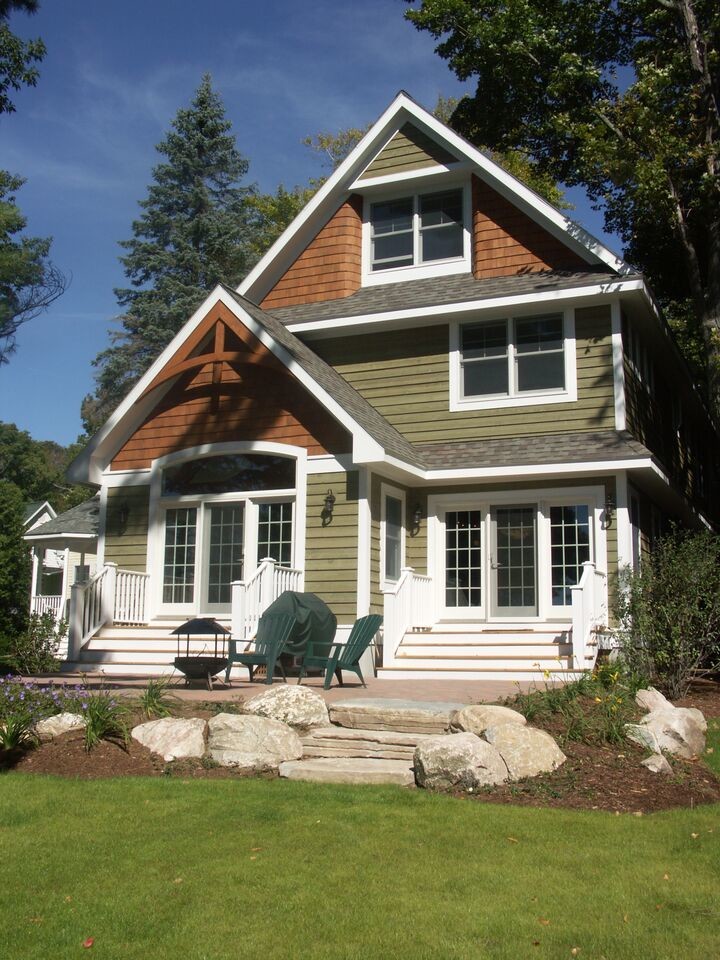 Walloon Lake Home North Shore Drive Craftsman Exterior Other by