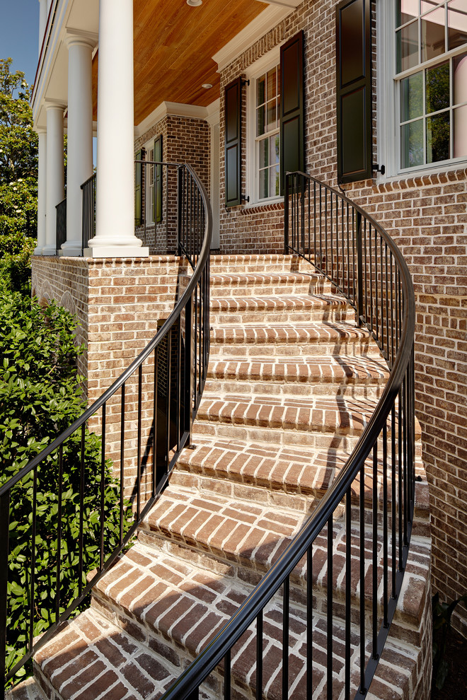 Walnut Creek Tudor Brick Home North Carolina Contemporary Exterior Other by General