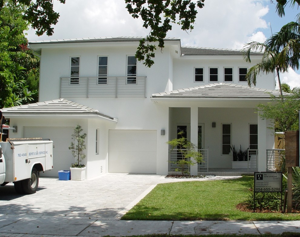 WD Residence Modern Exterior Miami by Foulke Construction Inc. Houzz