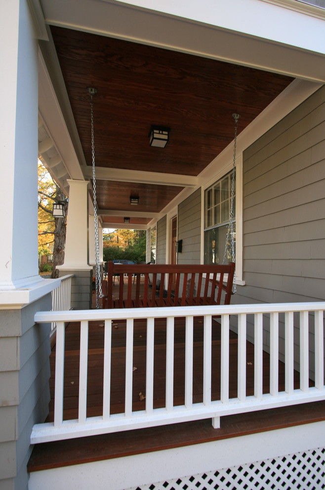 Craftsman Style Front Porch Traditional Exterior Boston